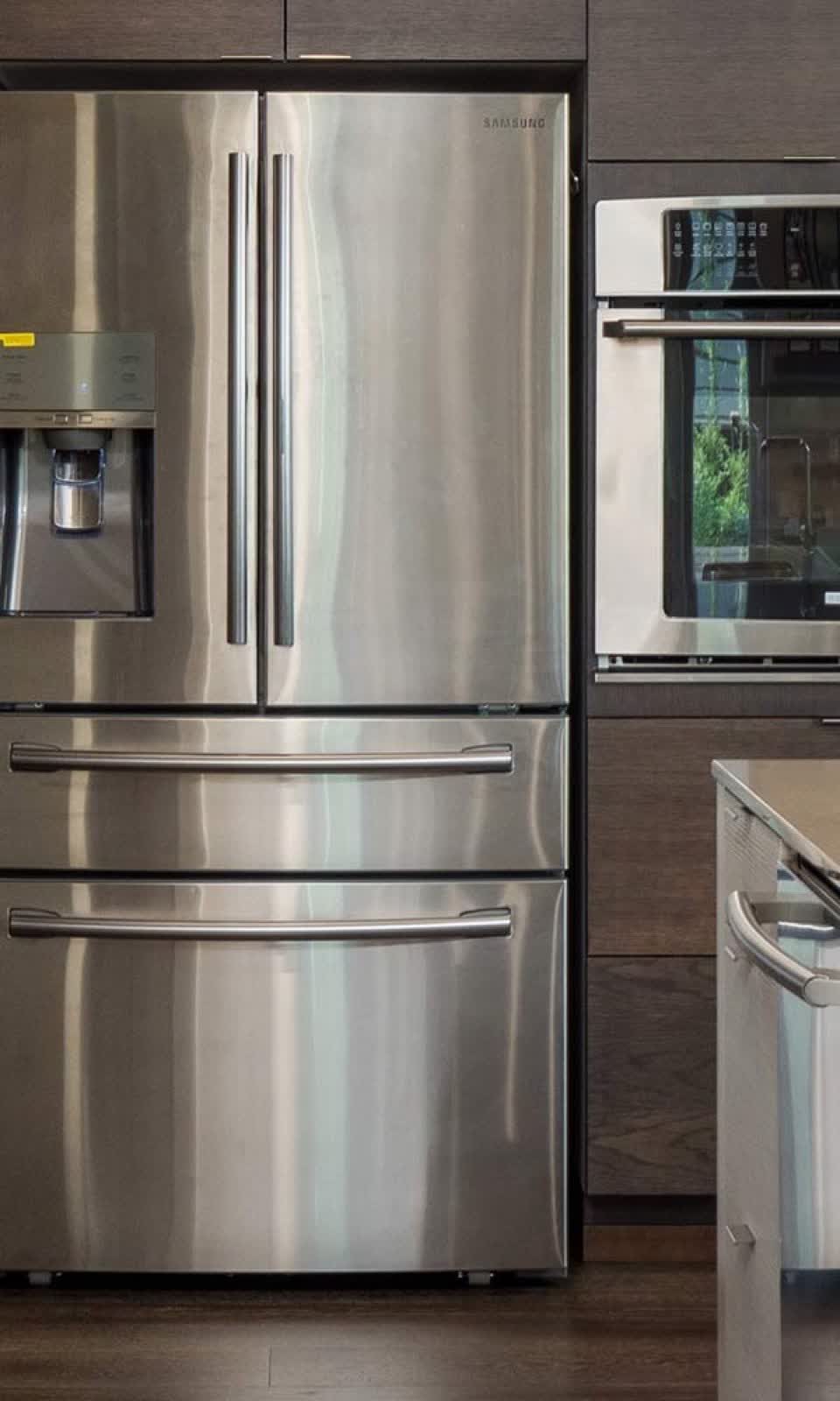 Commercial stainless steel refrigerator